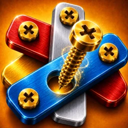 Screw Puzzle: Metal Nut & Bolt